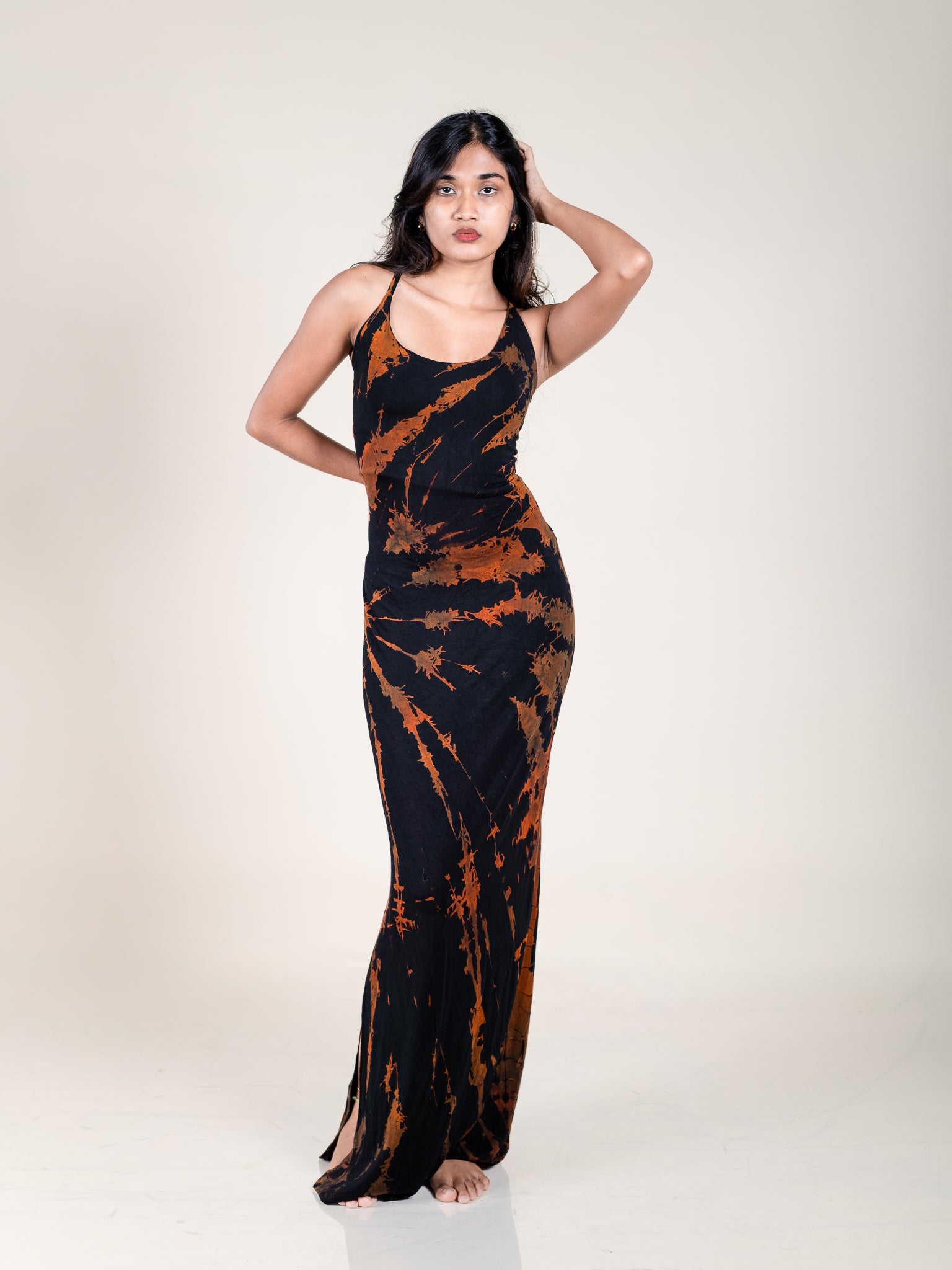Back Tie up  Maxi Dress